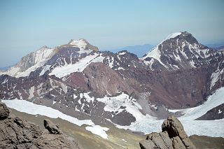 37 Cerro Piloto And Alma Blanca Morning From Aconcagua Camp 2 5482m.jpg